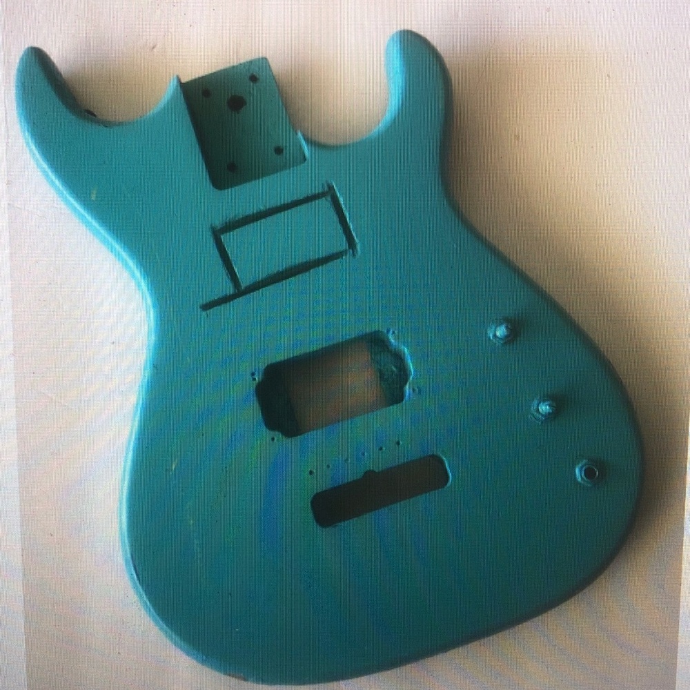 Electric Guitar Body in Teal